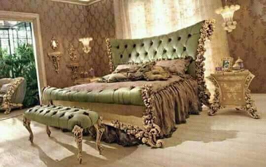 chiniot furniture victoria folwer carving bed set 2026