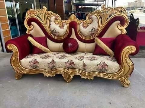 🌟 Premium Hand-Crafted 7-Seater Victorian Sofa (Custom Multi-Fabric Design) | Brand New 🌟